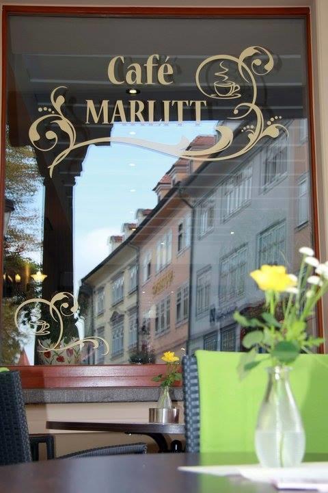 Cafe Marlitt Apartment Arnstadt Bagian luar foto